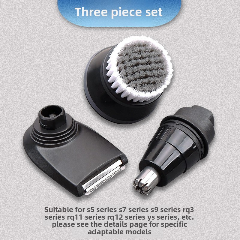เหมาะสําหรับ Philips 3-in-1 เครื่องโกนหนวดชุดอุปกรณ์เสริม s500 s5000 s6000 srq1250 s9000 rq32 สามชุด