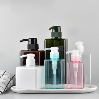 ขวดปั๊ม 100-650มล.,รีฟิลพลาสติกโลชั่นเปล่าตู้ทําสบู่ภาชนะบรร…