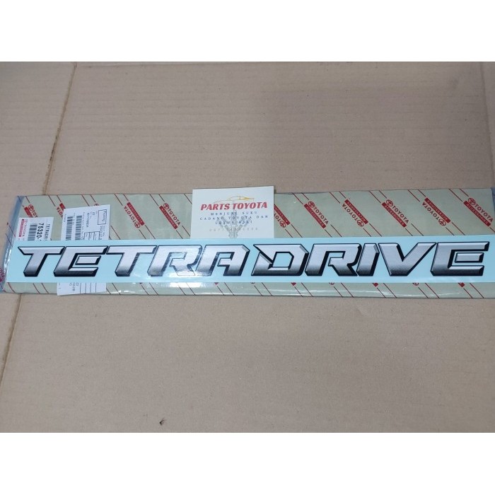 Original TETRADRIVE Tetra Drive Fortuner VRZ สติกเกอร์ 75320-TA051 อะไหล่