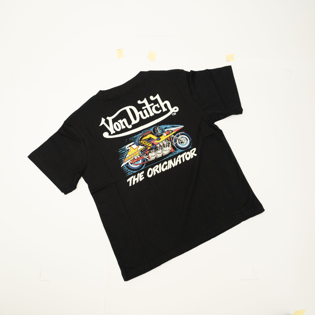 เสื้อยืด Von Dutch Kids K67 สีดํา