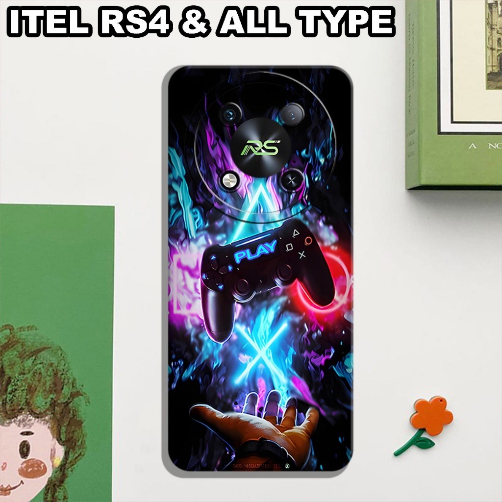 CC19/ เคสยางยืดหยุ่นสําหรับ ITEL RS4/Boys Motif/เคส ITEL RS4/เคส ITEL RS4/เคสอ่อน/เคส iTEL RS4/เคสอ่