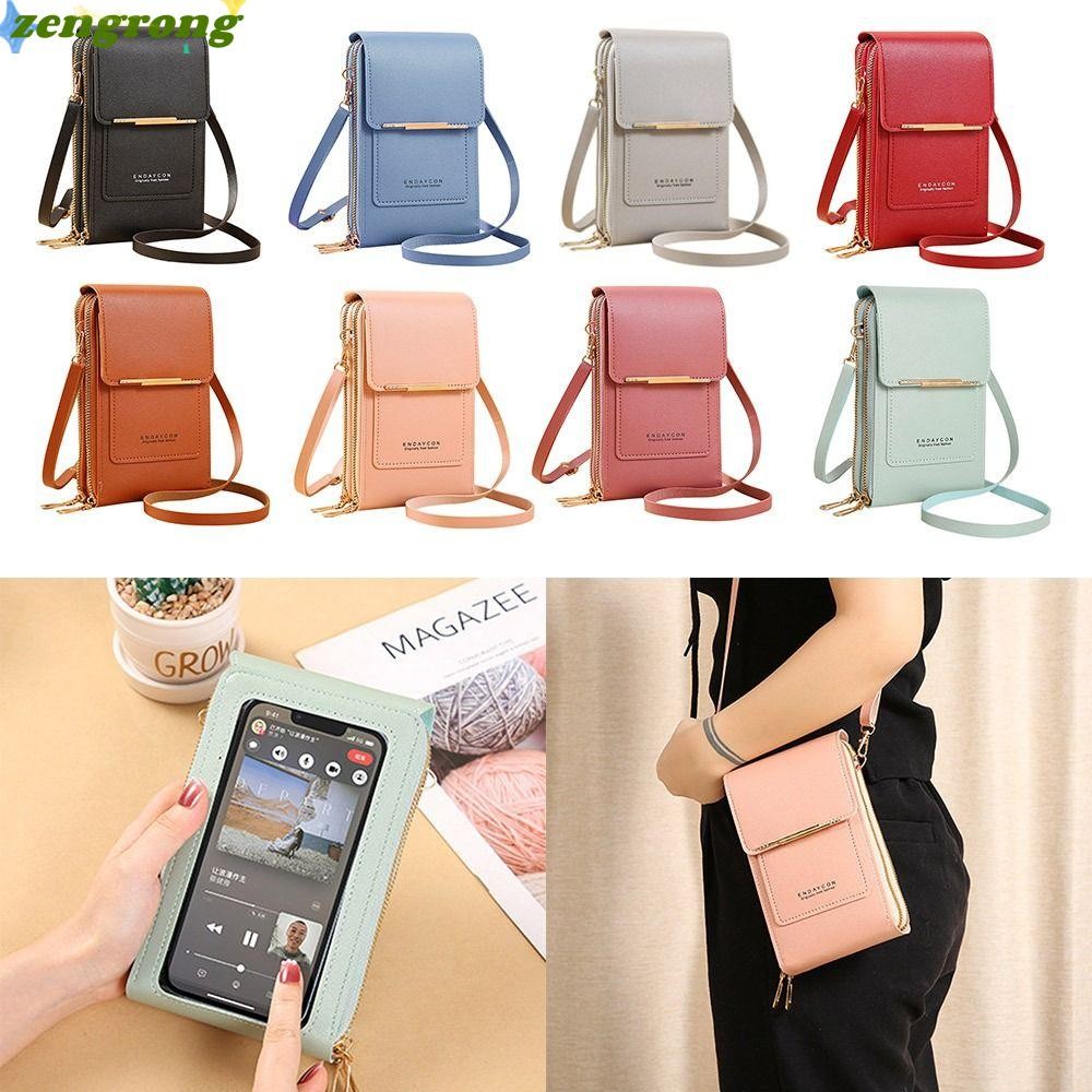 ZENGRONG RFID กระเป๋ากันขโมย กระเป๋าสะพายข้างสําหรับเดินทาง RFID