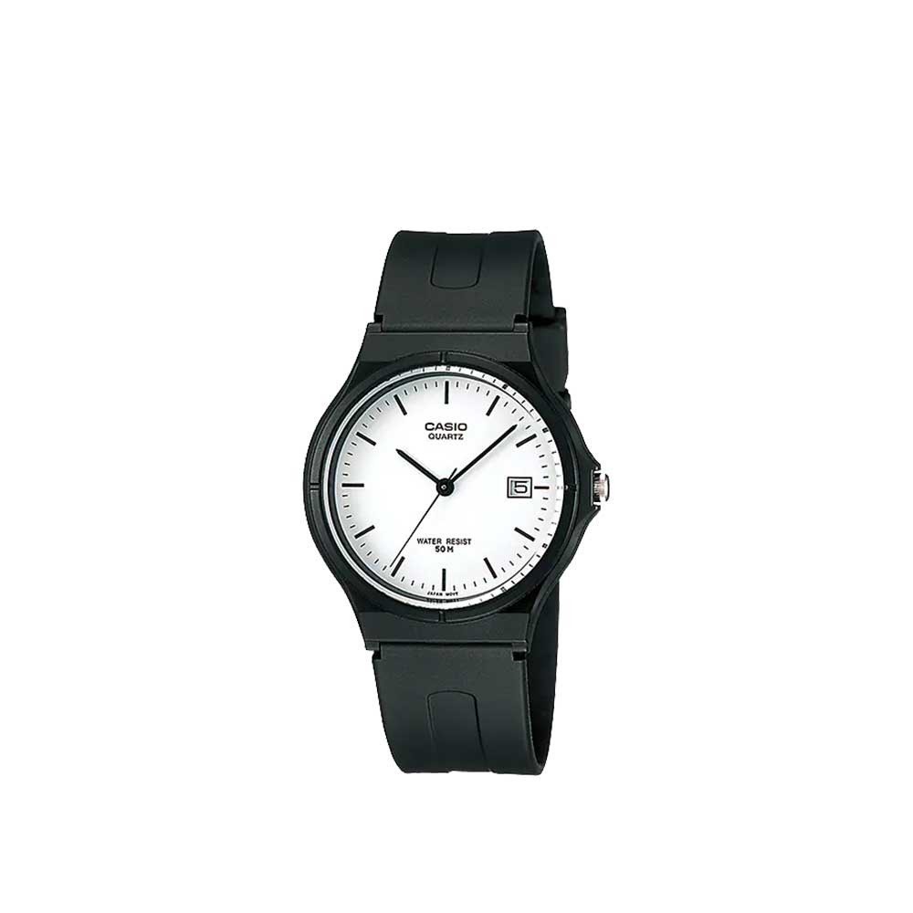 CASIO นาฬิกาข้อมือ CASIO รุ่น MW-59-7EVDF วัสดุเรซิ่น สีขาว