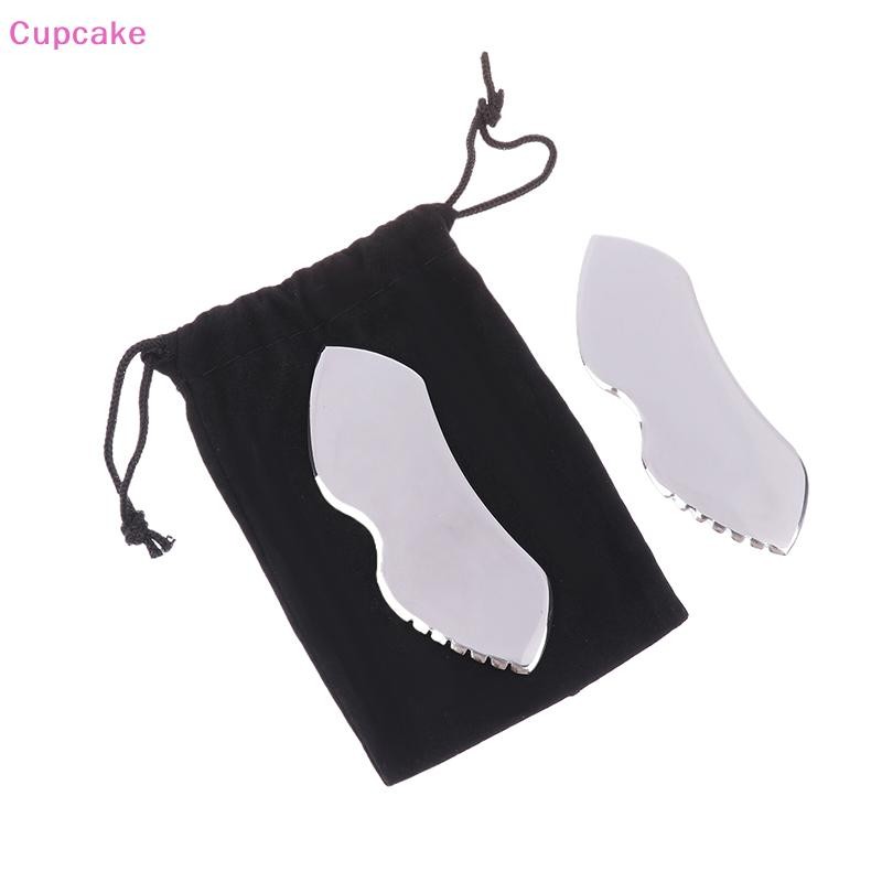 [CKE] เครื่องมือกัวซาสแตนเลส เหล็กขูดเครื่องมือนวดเครื่องมือนวดหน้าสําหรับผ่อนคลายเนื้อเยื่ออ่อน, ลด