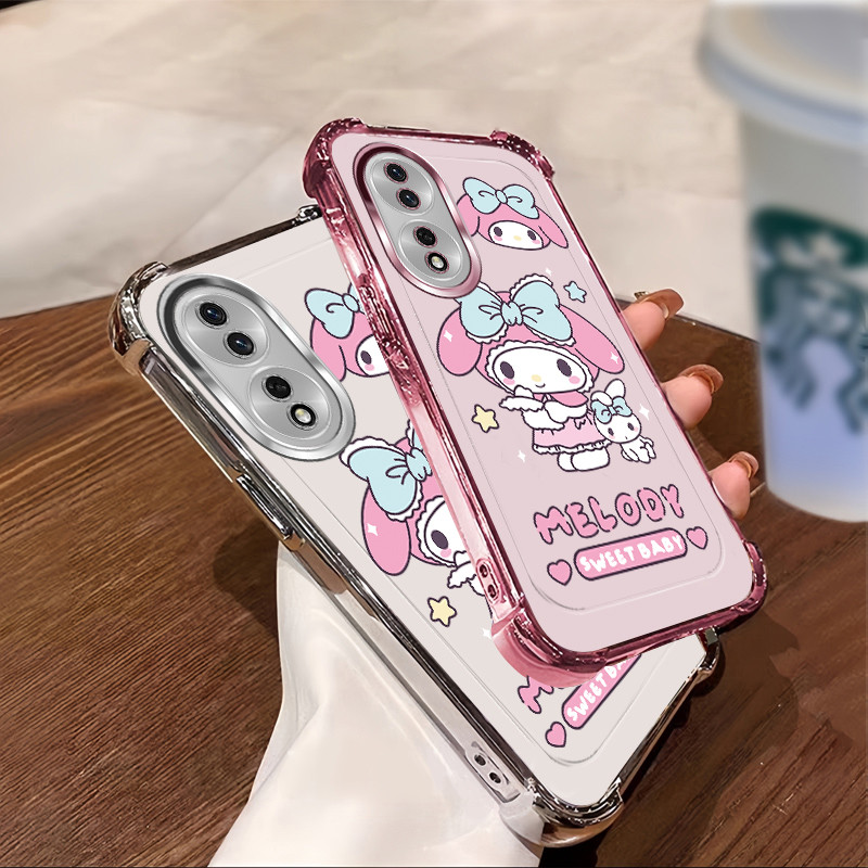 เคส Honor 70 90 lite 100 200 lite pro เคสโทรศัพท์ 2025 ใหม่ซิลิโคนป้องกันสี่มุม MLD