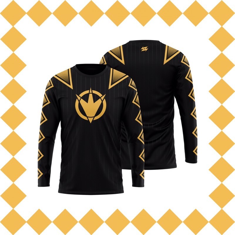 พร้อมสต็อก Power Rangers-inspired Full Sublimation Long Sleeve Jersey