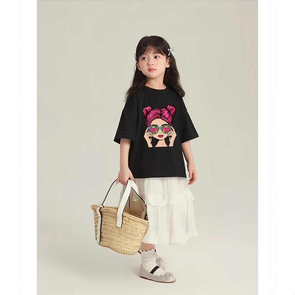 rb6t1fu3y  Tha yagghเสื้อยืดแขนสั้น แฟชั่นฤดูร้อน สําหรับเด็กผู้หญิง และเด็กผู้ชาย 2024 T22