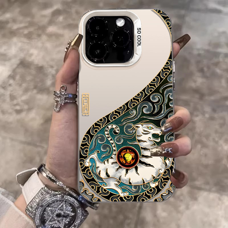 ❤️จัดส่งทันที❤️เคสไอโฟน11 12 13 14 15 16 Pro Max Four Divine Beasts หรูหรา Case For iPhone XR,XS,7/8P,LUS,14+,16PM