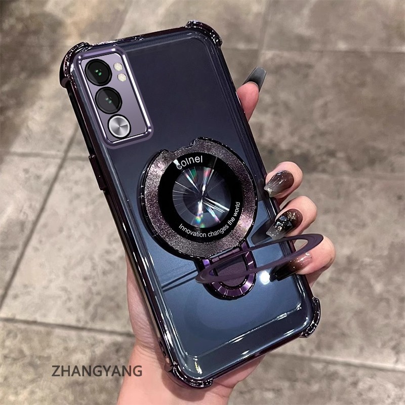 เคสสําหรับ vivo Y19S วงเล็บหรูหราไฟฟ้าไล่ระดับแฟลชผงเคสโทรศัพท์ดีไซน์ใหม่ SJSFDDE