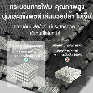 แผ่นยาง EVA แผ่นโฟม เสื่อโฟม แผ่นยางปูพื้น จิ๊กซอว์ปูพื้น โยคะ พื้นฟิตเนส โฟมรองคลาน แผ่นปูพื้น 100×100 กันกระแทก แผ่นรอ