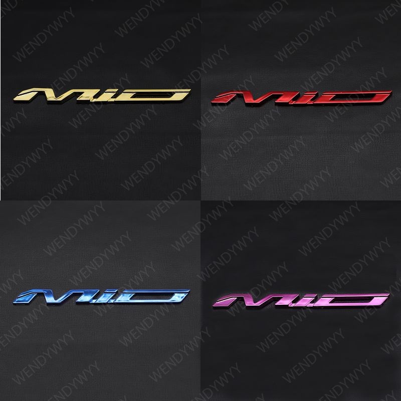 3D Hard MIO สติกเกอร์รถจักรยานยนต์ decels MIO ไฟฟ้าโลโก้รถสําหรับ YAMAHA MIO 151 125 Moto ป้ายสัญลักษณ์ COD