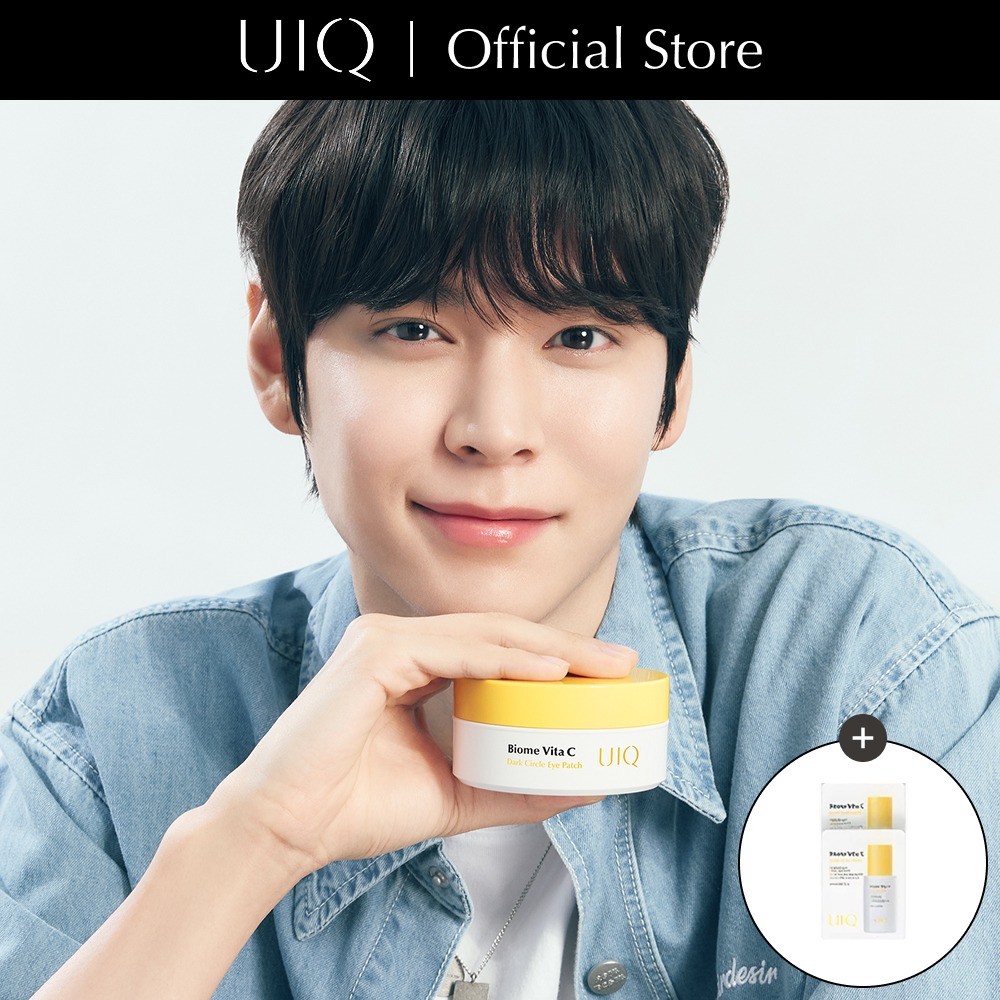 UIQ Biome Vita C Dark Circle Eyepatch 60ea แผ่นเจลแปะใต้ตา UIQ 60 ชิ้น