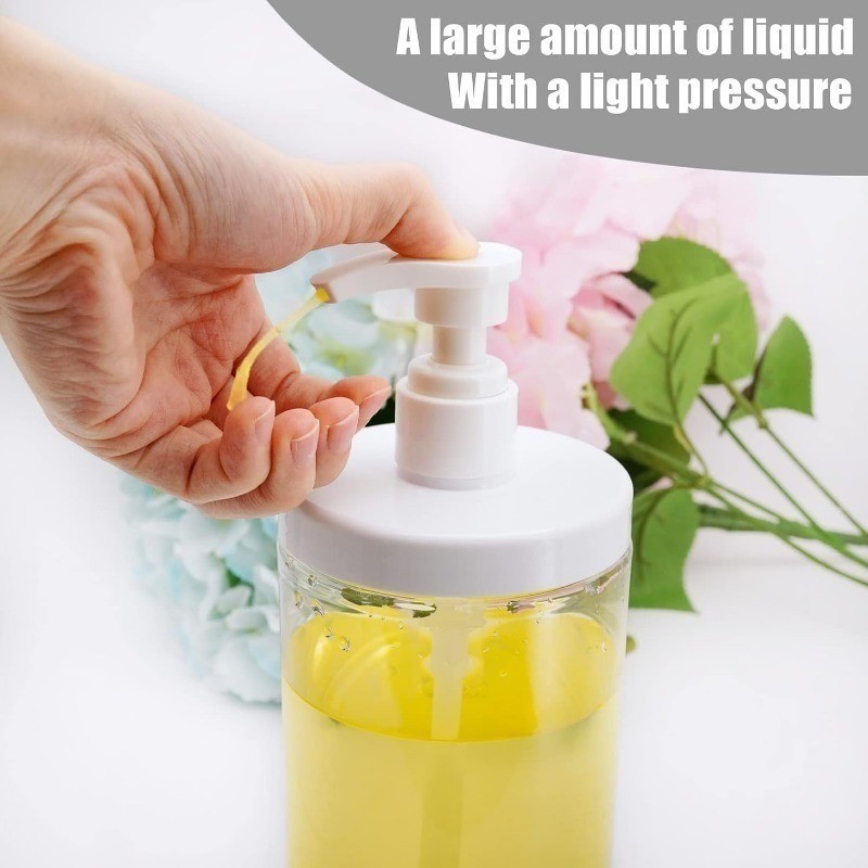 ขวดปั๊มปากกว้างรีฟิลขนาด 500 มล./1000 มล. / ภาชนะจ่ายแชมพูสําหรับเดินทางที่ว่างเปล่า - รูปที่ 4