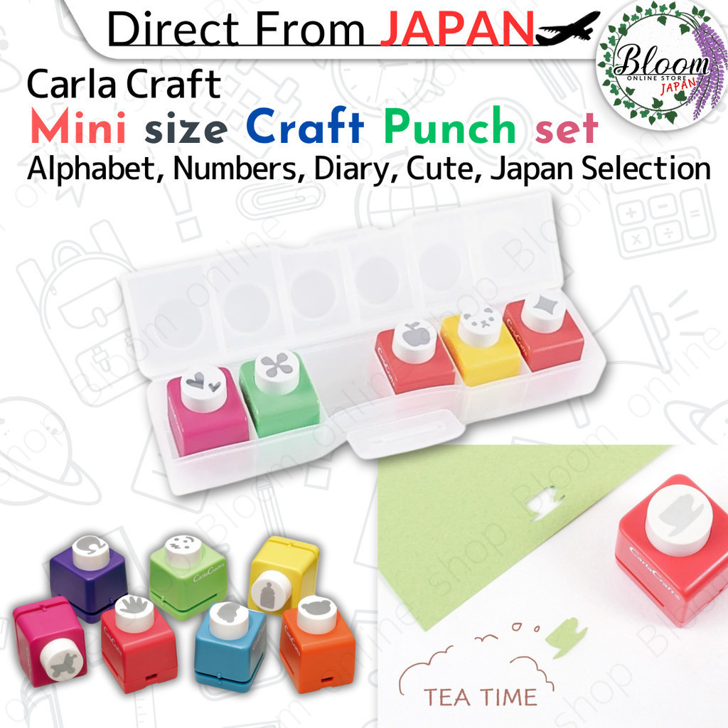[Carla Craft] ชุดที่เจาะกระดาษคราฟต์ ขนาดมินิ (ตัวอักษรพิมพ์ใหญ่, ตัวอักษรพิมพ์เล็ก, ไดอารี่, ธรรมชาติ)