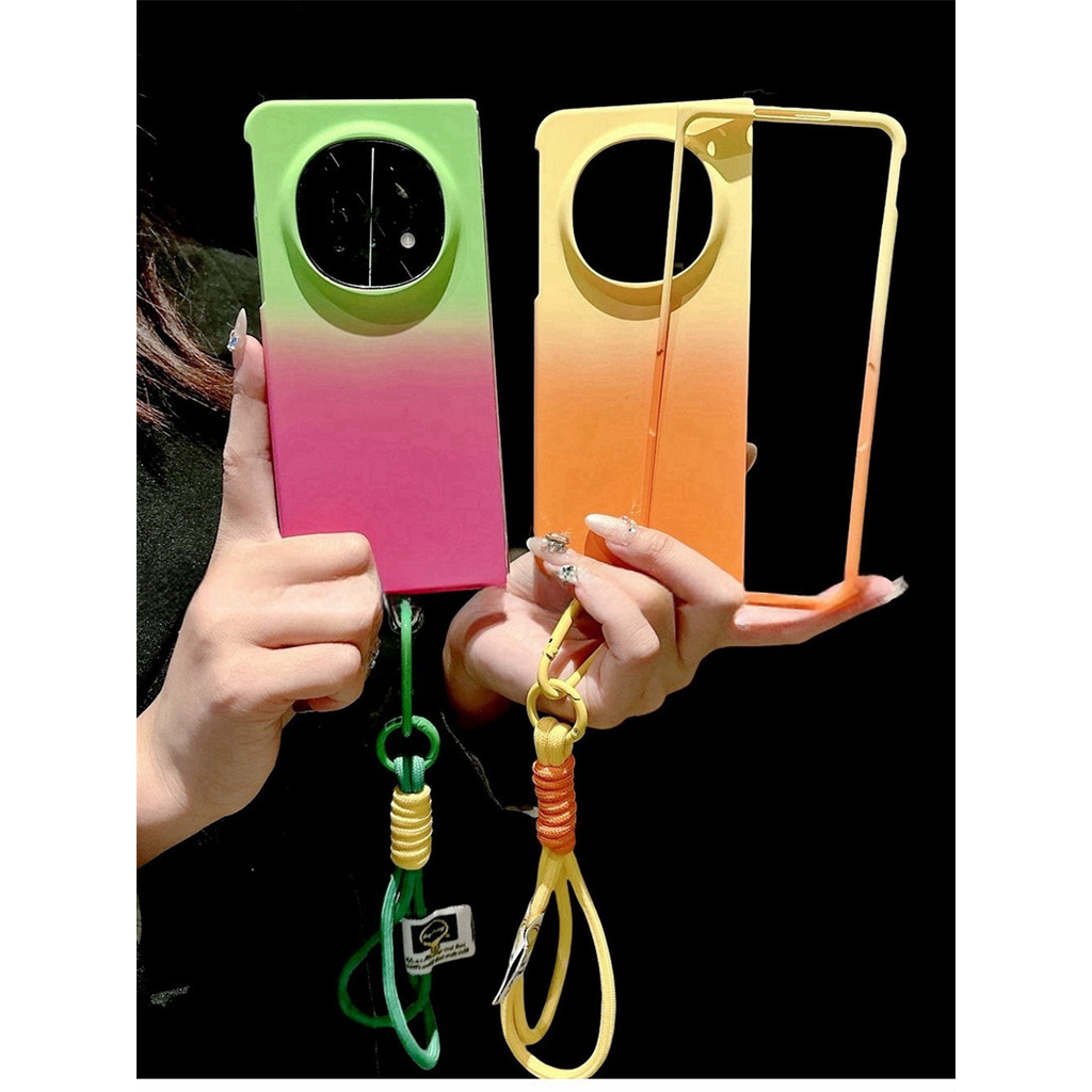 ปลอกผิวสีไล่ระดับสีบางสําหรับ ต่อต้าน ค้นหา N5 N3 ปลอกพร้อมสร้อยข้อมือเชือกเส้นเล็กฮาร์ดกันกระแทกฝาหลัง - รูปที่ 2