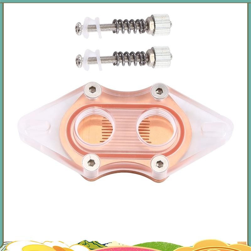 CPU Water Cooling Block Cooler อะคริลิคโปร่งใส South Bridge Northbridge Block สําหรับคอมพิวเตอร์ CPU