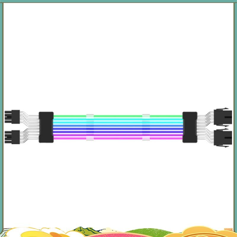 ARGB Power Supply Extension Cable สายไฟเมนบอร์ด RGB Extension Cable สําหรับคอมพิวเตอร์