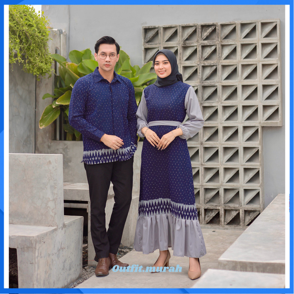 DALIA NAVY - LATEST WOVEN COUPLE BY OUTFIT