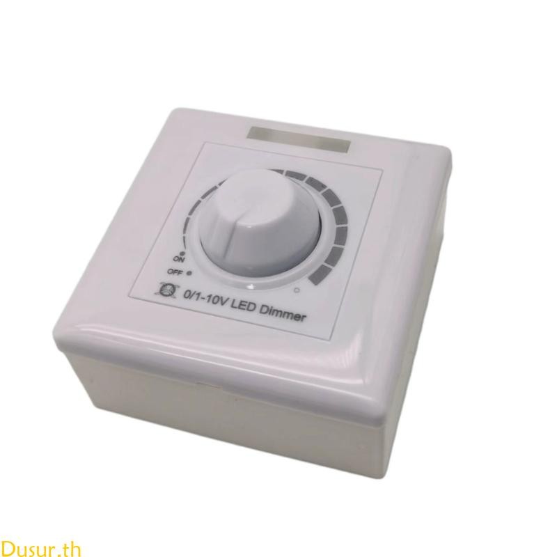 Dusur 0-10V ไฟ Dimmer ปรับความสว่าง Controller Rotary Knob Dimmer สวิทช์