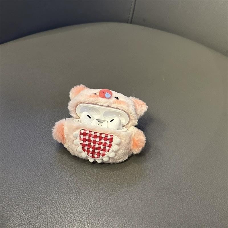 ตุ๊กตาน่ารัก snot piggy apple airpods pro1 หูฟัง guardivude น่ารัก น่ารัก Mitu Appleairpods pro1pro保护套2代3代C240912
