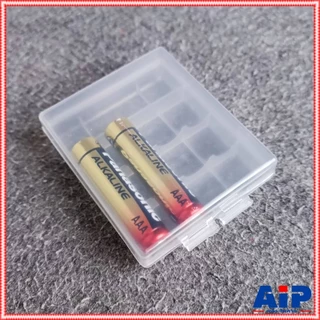 1อัน กล่องพลาสติกเก็บถ่าน AA กับ AAA 4ก้อน กล่องใส่ถ่าน กล่องเก็บถ่าน2A 3A เอไอ-ไพศาล