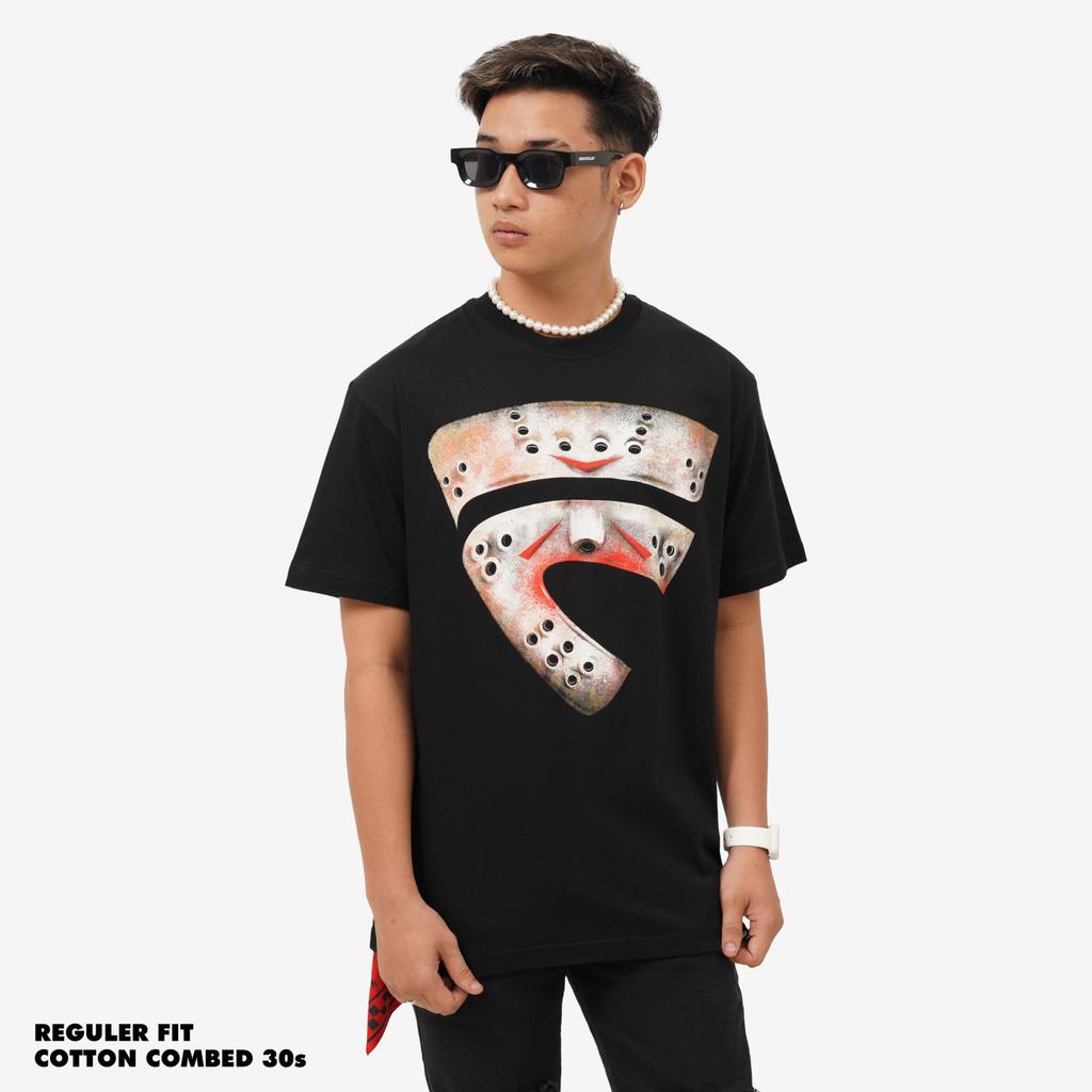 เสื้อยืด FRIDAY KILLER HALLOWEN | FRIDAY 13 สีดํา