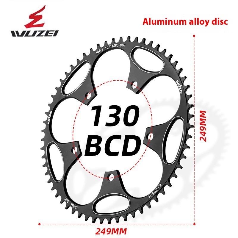 130bcd Road Bike Crankset Aluminium Ultra-Light Disc Disc 50T52T54T56T58T