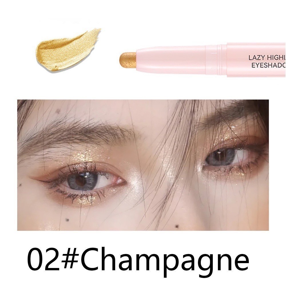 YTL ไฮไลท์กลิตเตอร์ เนื้อดี สีชัด ติดทน  M427 LAMEILA ดินสออายแชโดว์ทาตาแบบหมุน - รูปที่ 4