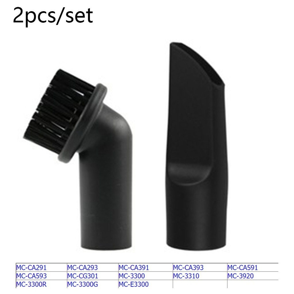 Lala_คุณภาพสูงสําหรับเครื่องดูดฝุ่น Panasonic แปรงหัวฉีด Dusting Crevice บันไดเครื่องมือ 2 In 1 ชุด