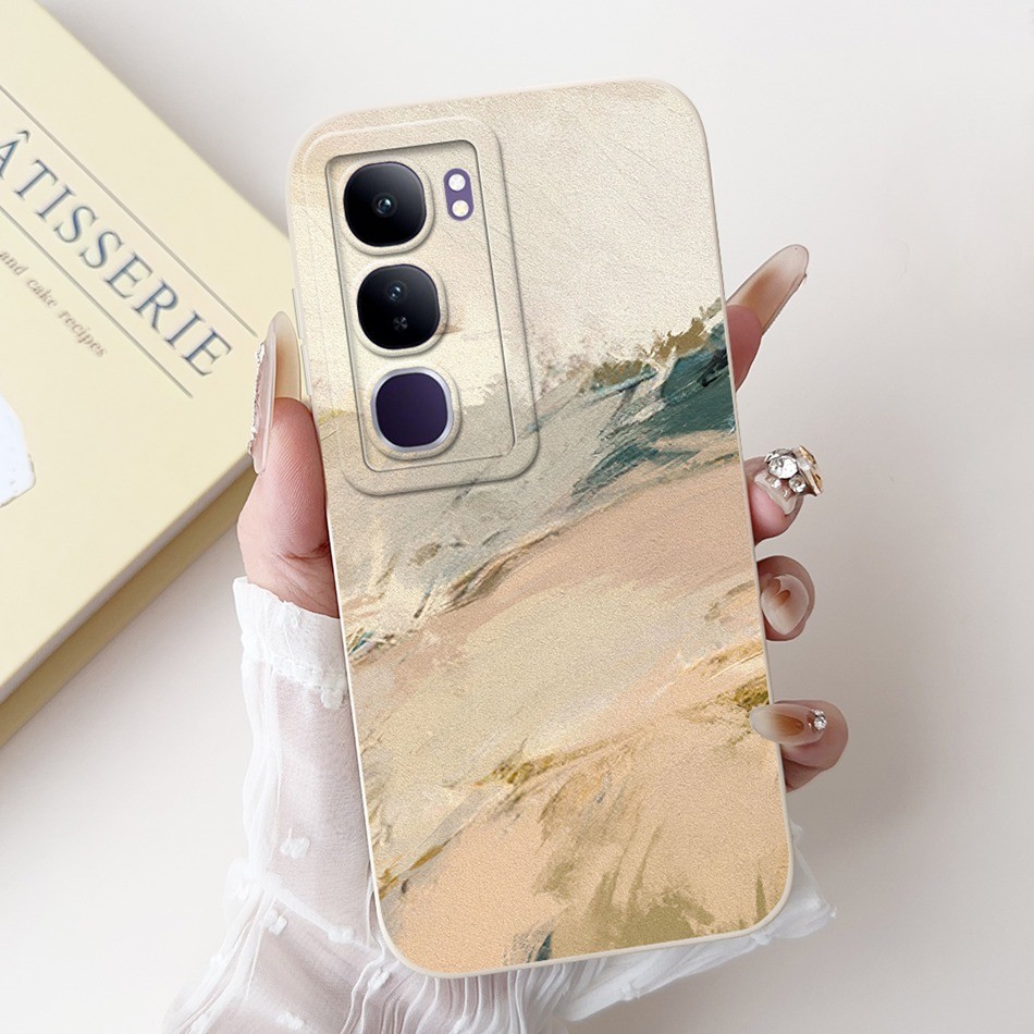 Vivo Y200 (5G) 2024 แฟชั่นเคสโทรศัพท์ลายพระอาทิตย์ตก Vivo Y200 5G เลนส์ซิลิโคนอ่อนนุ่มเคสป้องกัน