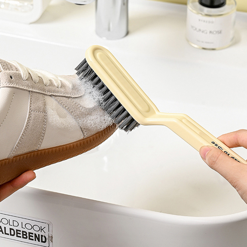 JUJIAJIAจูเจีย บ้าน แปรงล้างรองเท้า ด้ามจับขยาย และ ดีไซน์ขนนุ่ม ไม่เสียรูปง่าย - รูปที่ 5