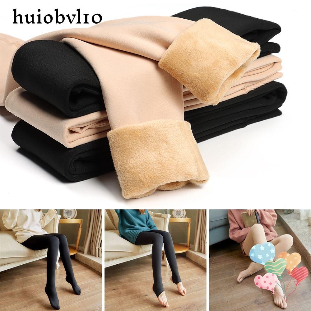 Huiobvl10 ผู้หญิงเลกกิ้งอุ่น Winter Plus Thicken Thermal Legging ยืด Legging