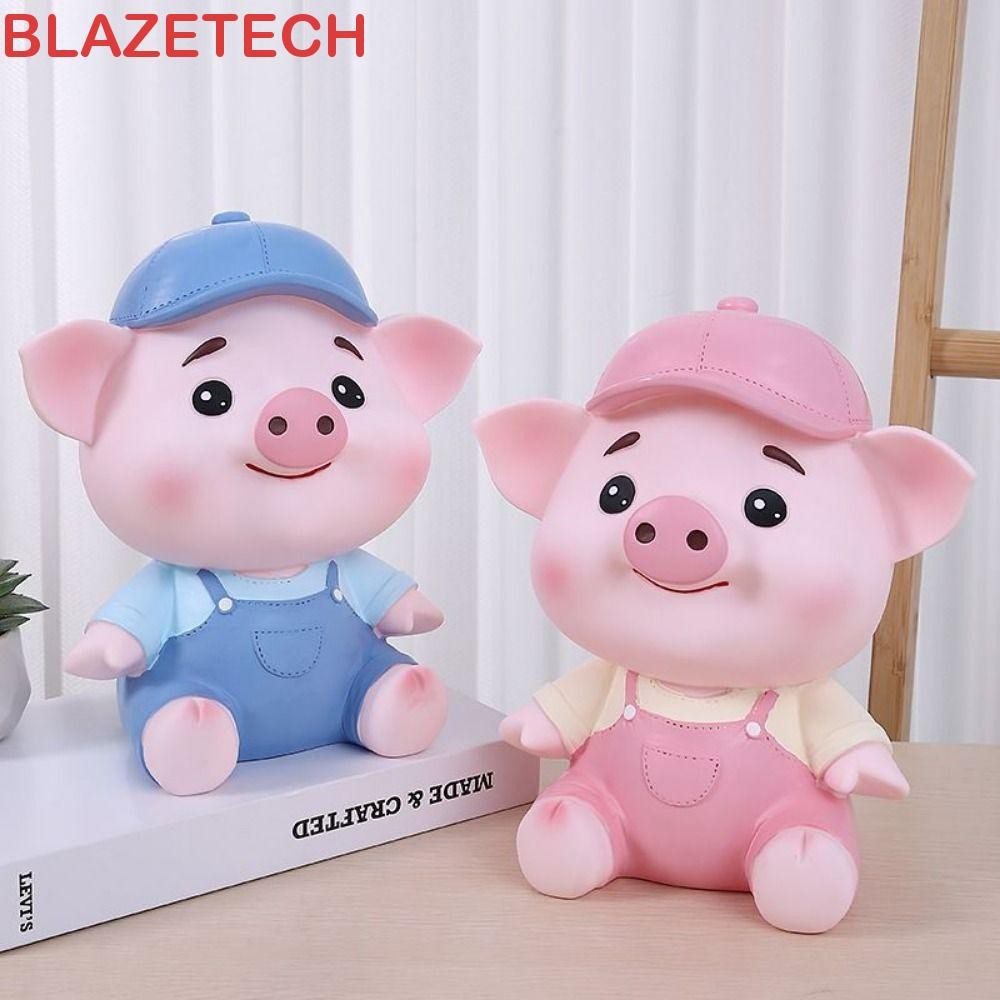 บลูเซเทค กระปุกออมสินสัตว์, กระป๋องออมทรัพย์หมูการ์ตูนป้องกันการตก, กระปุกออมสินการ์ตูนความจุขนาดใหญ่น่ารักอเนกประสงค์ของขวัญวันเด็ก