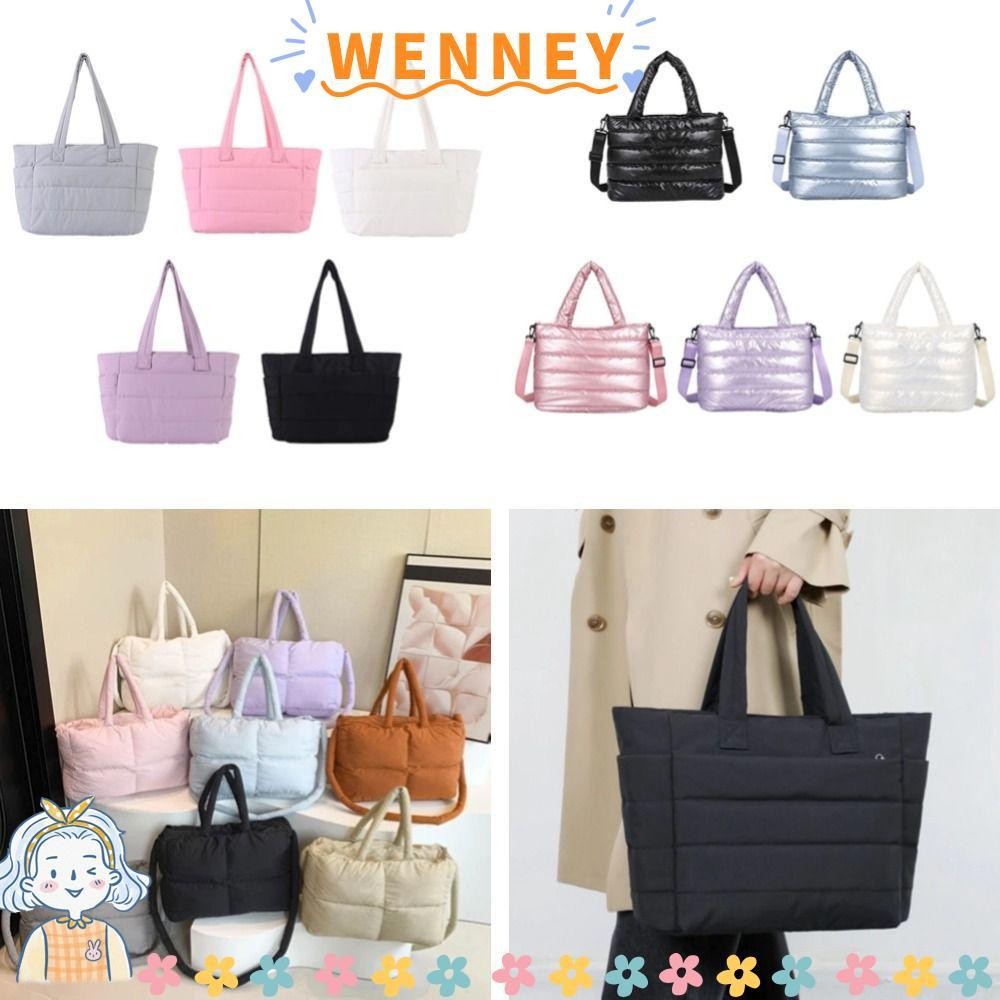 กระเป๋าถือผู้หญิง WENNY, Casual ความจุขนาดใหญ่ Tote Bag, แฟชั่นหลายกระเป๋า Commuting กระเป๋าสําหรับการเดินทางทํางาน Beach Gym Store