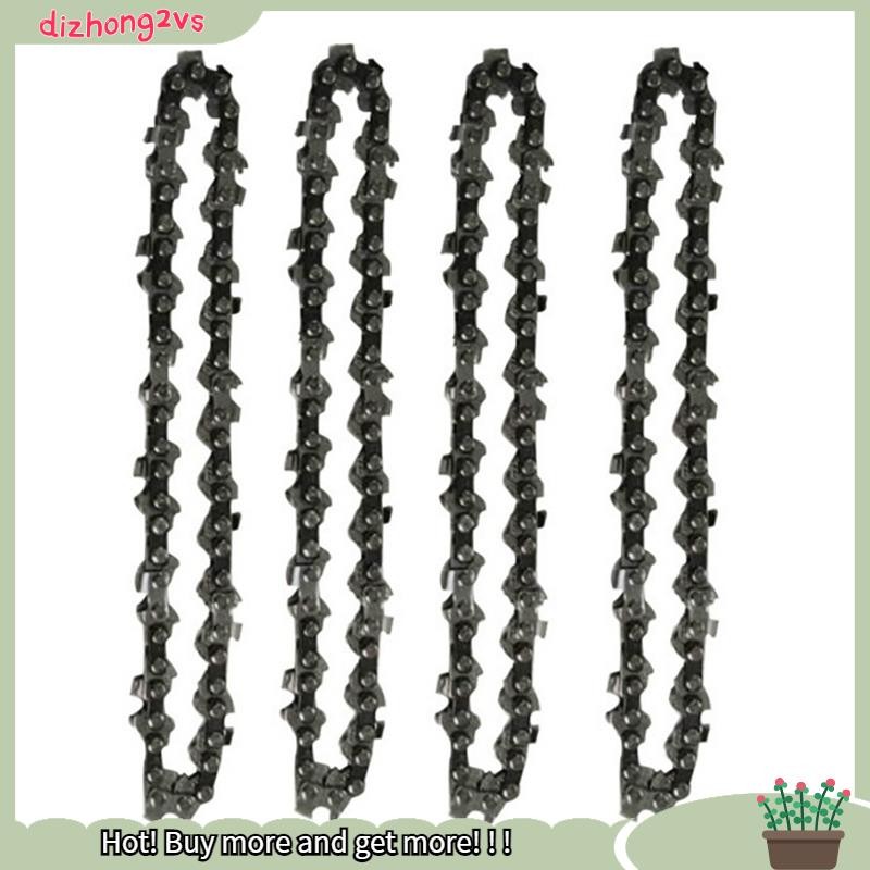 [dizhong2vs]โซ่เลื่อยยนต์ขนาดเล็ก 4 ชิ้น 4 นิ้วโซ่เลื่อยโซ่ 1/4 LP Pitch, 28 ส่วนสําหรับเลื่อยโซ่ไฟฟ