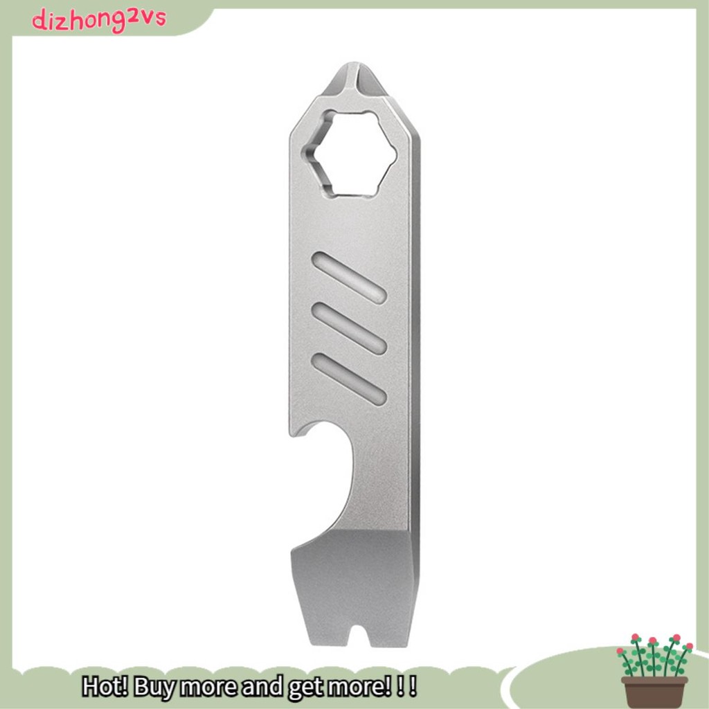 [dizhong2vs]TC4 Titanium Alloy Crowbar สําเร็จการศึกษา Scale ประแจเครื่องมือกลางแจ้งมัลติฟังก์ชั่ Ca