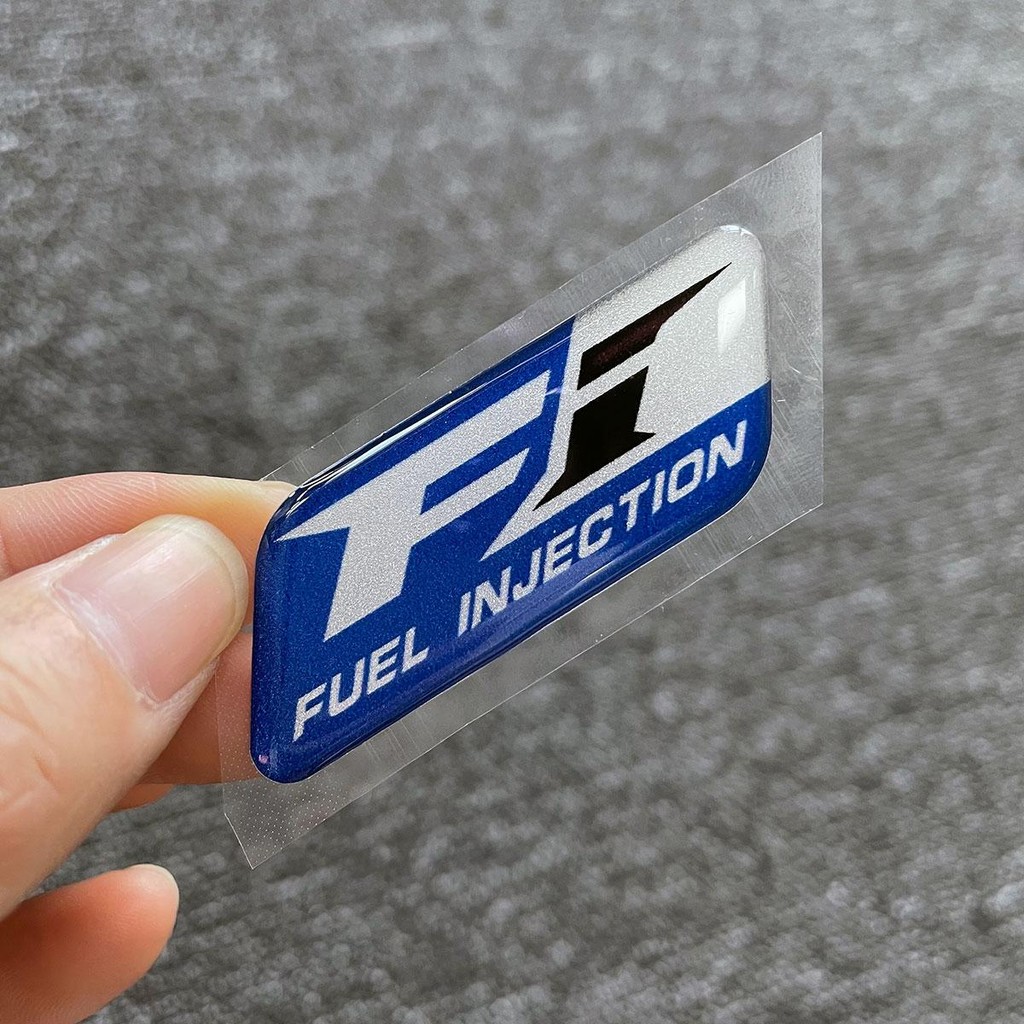 สติ๊กเกอร์ FI สีฟ้าใช้ได้กับรถจักยานยนต์ Honda ทุกรุ่น แท้เบิกศูนย์ Honda 100%