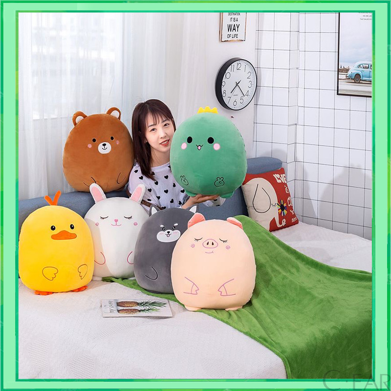 (ส่งจากกทม.)หมอนผ้าห่ม ตุ๊กตาหมอนผ้าห่มพกพา หมอนรูปสัตว์ หมอนอิง ราคาถูกมาก ขนาดกระทัดรัด มีผ้าห่มนาโนนุ่มมาก