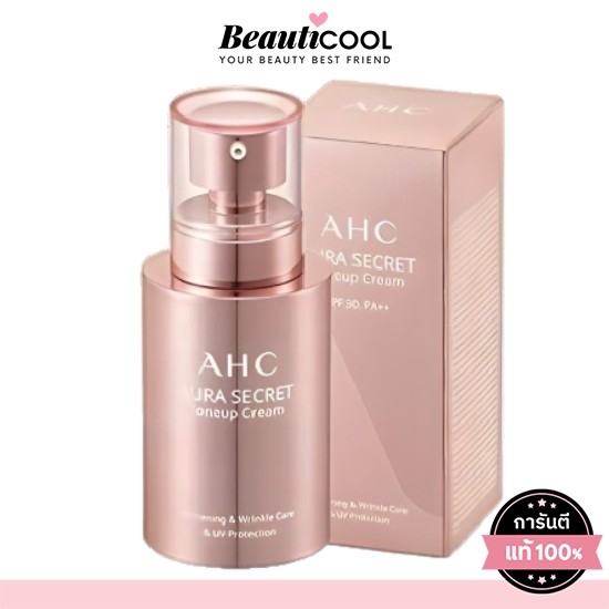 AHC Aura Secret Tone Up Cream Provide Wrinkle Care & UV protection SPF30 PA++ 50g โทนอัพครีม