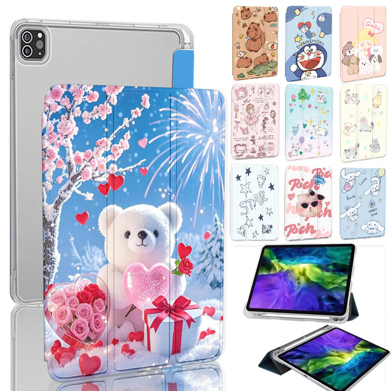 เคสไอแพด gen5gen6 Air1Air2 9.7 gen7gen8gen9 10.2 Air3 Pro10.5 Air4 Air5 Pro11 2018-2023air11ถุงลมนิรภัยใสmini4/5 mini6/7