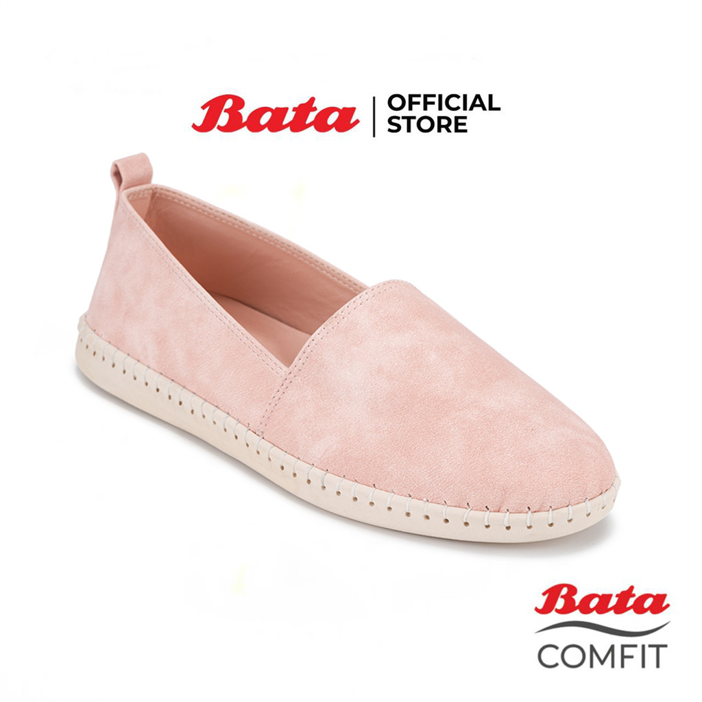 Bata บาจา Comfit รองเท้าเพื่อสุขภาพแบบสวม เทคโนโลยีคุชชั่น สำหรับผู้หญิง รุ่น CSABA สีชมพู 6015158 สีขาว 6011158