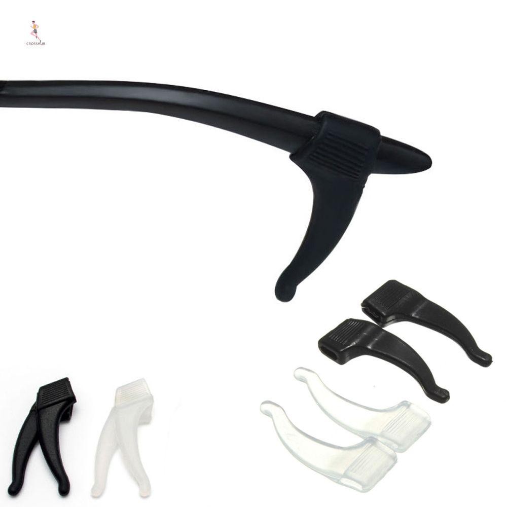 Cross ซิลิโคนแว่นตาหู Hook 4 คู่ 8 ชิ้นสายคล้อง Stan แว่นตาล็อค Grip Holders Anti-Slip แว่นตาชุดแว่นตาแว่นตา Anti-off ชุดกีฬาแว่นตา Earhook