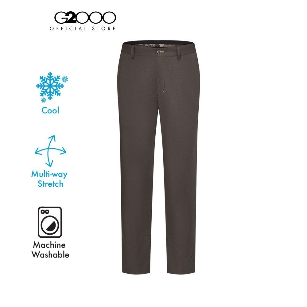 G2000 กางเกงขายาวแบบลำลองสำหรับผู้ชาย ทรง Slim Tapered Fit รุ่น 4116901756 BEIGE