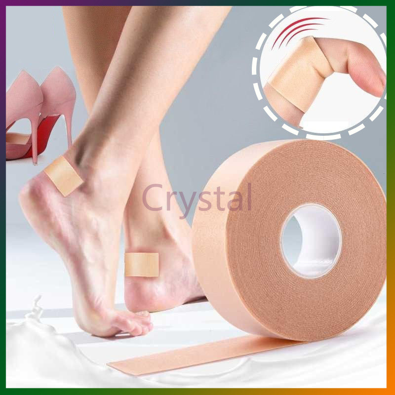 Crystal สติ๊กเกอร์เทปโฟม กันน้ํา เทปกันรองเท้ากัด สำหรับแปะส้นเท้า-4.5M