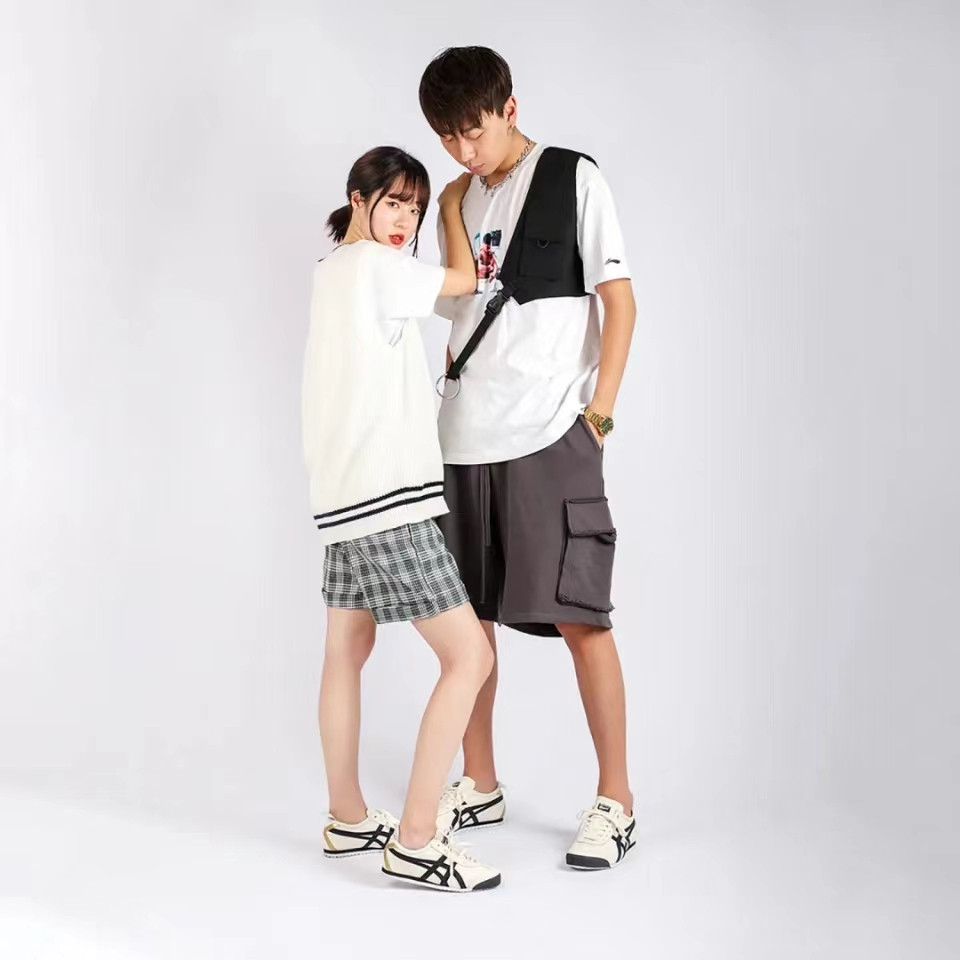 【ของแท้ 100%】Onitsuka Tiger Mexico 66 โอนิซึกะไทเกอร์ Beige/Black 1183B493-100 Low Top Unisex Sneakers