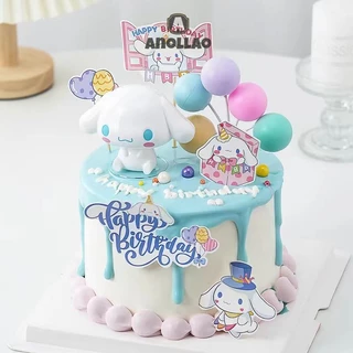 ปลั๊กอินเค้กซีรีส์ น่ารัก Kuromi KT Pacha ปลั๊กอิน ลายคุโรมิน่ารัก สําหรับตกแต่งเค้กวันเกิดเด็กผู้หญิง