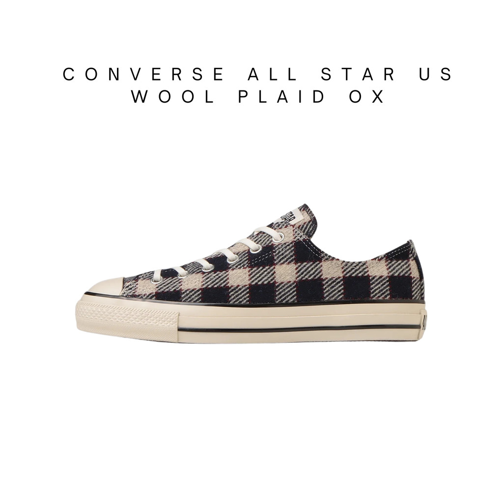e-Tax CONVERSE ALL STAR US WOOL PLAID OX 1SD743