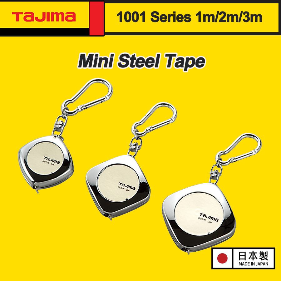 Tajima เทปเหล็กขนาดเล็ก พร้อมแหวนโทร แม่เหล็กเมตริก Series 1001 1 ชิ้น