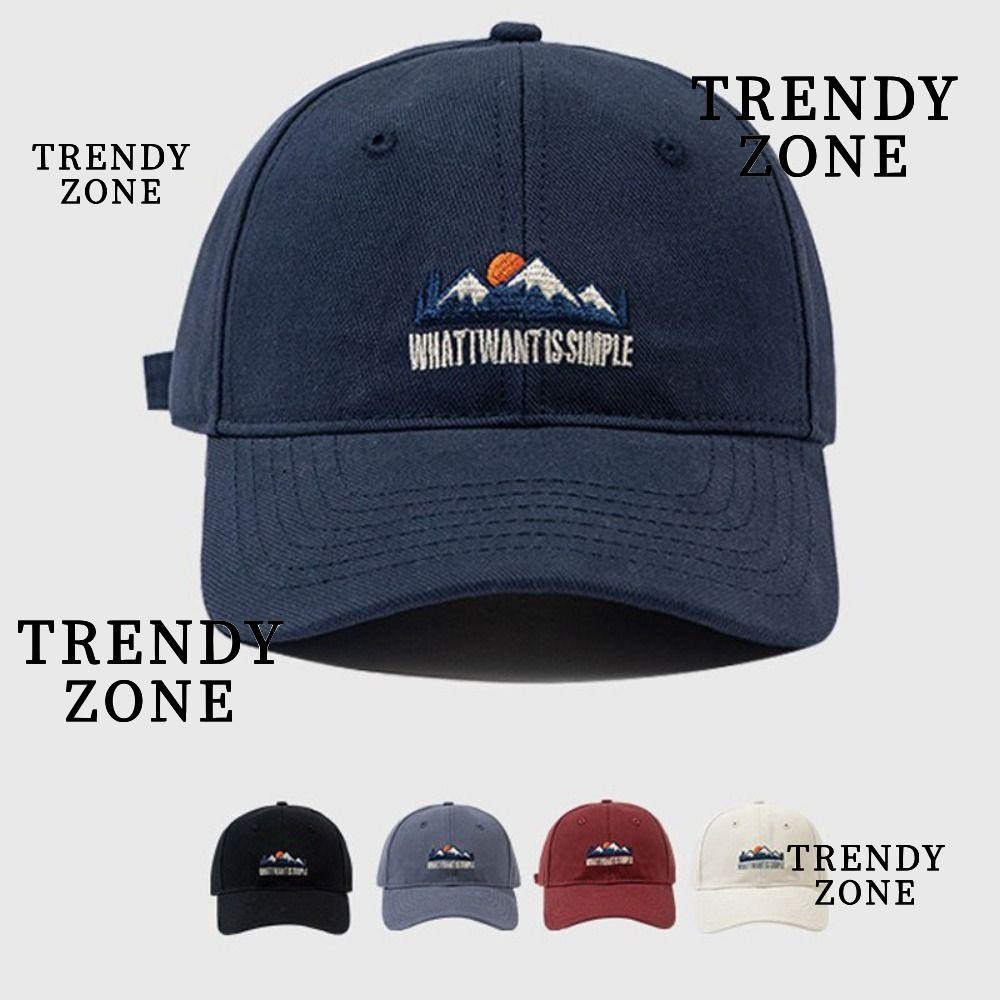 Trendyzone หมวกเบสบอล, หมวกกีฬา Snapback หมวกยอดแหลมอินเทรนด์, กีฬากลางแจ้งหมวกกอล์ฟแบบปรับได้ Hip Hop Gorras Visor หมวก