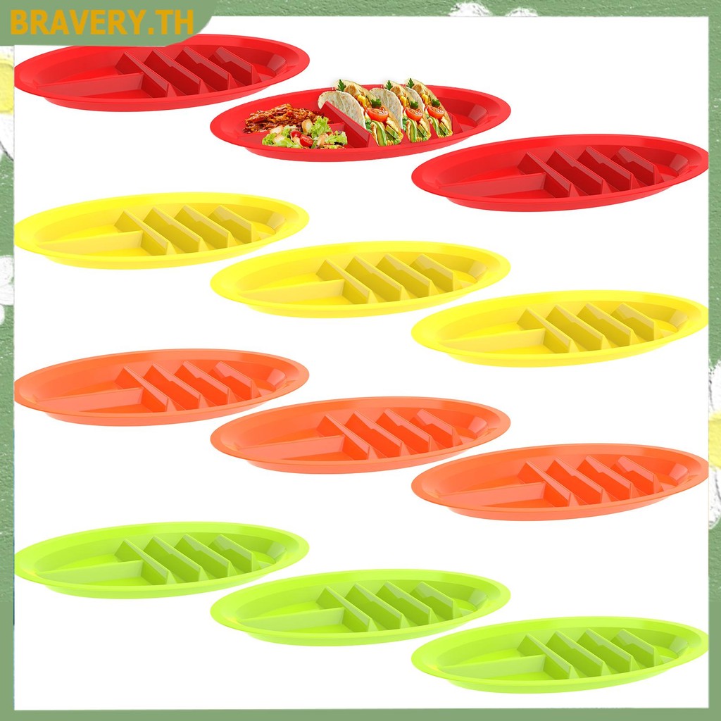 Taco ผู้ถือแผ่นปลอดภัย Taco Bar Taco แผ่นแบ่งสําหรับ Taco Supplies SHOPCYC6070